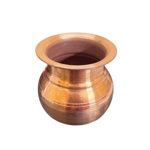 Pure Copper Kalash Lota Traditional Puja Vessel for Daily and Festive Use 4.5/2.5 Inch Pure Copper Kalash Lota Traditional Puja Vessel for Daily and Festive Use 4.5/2.5 Inch