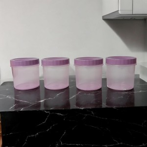 Airtight Plastic Container with Lid 250 ml (Set of 4) Plain | Multipurpose Storage & Grocery Containers. (Pink) Airtight Plastic Container with Lid 250 ml (Set of 4) Plain | Multipurpose Storage & Grocery Containers. (Pink)