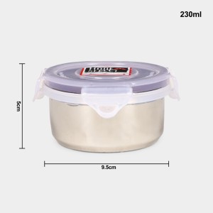 230 ml Steel Container 9.5 X 5 cm (Pack of 1) 230 ml Steel Container 9.5 X 5 cm (Pack of 1)