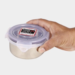 230 ml Steel Container 9.5 X 5 cm (Pack of 1) 230 ml Steel Container 9.5 X 5 cm (Pack of 1)