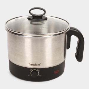 Tandem1.2 L Plastic and Steel Kettle, Plastic and Stainless Steel, 22 X 17.9 X 9.5 cm (Pack of 1) Tandem1.2 L Plastic and Steel Kettle, Plastic and Stainless Steel, 22 X 17.9 X 9.5 cm (Pack of 1)