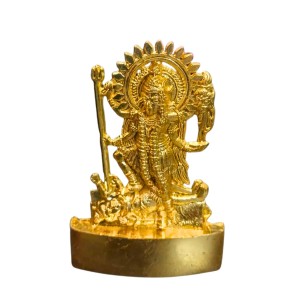 Antique Gold Metal Statue Maa Kaali Idol Showpiece for Home & Office | Hindu Goddess Decorative Murti for Puja & Mandir Office Table Showpiece (6.5cm) Antique Gold Metal Statue Maa Kaali Idol Showpiece for Home & Office | Hindu Goddess Decorative Murti for Puja & Mandir Office Table Showpiece (6.5cm)