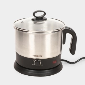 Tandem1.2 L Plastic and Steel Kettle, Plastic and Stainless Steel, 22 X 17.9 X 9.5 cm (Pack of 1) Tandem1.2 L Plastic and Steel Kettle, Plastic and Stainless Steel, 22 X 17.9 X 9.5 cm (Pack of 1)