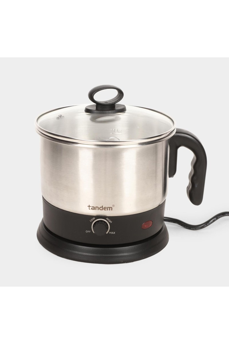 Tandem1.2 L Plastic and Steel Kettle, Plastic and Stainless Steel, 22 X 17.9 X 9.5 cm (Pack of 1)
