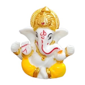HiTechMart Lord Ganesha Mini Idol for Home, Office, Cardashboard – Divine Hindu God Ganpati Murti for Puja, Decor & Gifting – Vastu & Spiritual Blessings HiTechMart Lord Ganesha Mini Idol for Home, Office, Cardashboard – Divine Hindu God Ganpati Murti for Puja, Decor & Gifting – Vastu & Spiritual Blessings