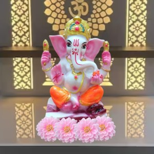 Hi Tech Sales Handcrafted Siddhi Ganesh Idol for Home Decor, Gifting Diwali, Birthday, Festivals (5 x 3 Inches) (Orange) Hi Tech Sales Handcrafted Siddhi Ganesh Idol for Home Decor, Gifting Diwali, Birthday, Festivals (5 x 3 Inches) (Orange)