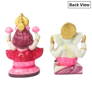 Laxmi Ganesh Murti Idol with Free Stickers by Hi Tech Sales | Hindu Goddess Lakshmi & Lord Ganesha Statue for Puja, Temple, Home & Office Decor | Diwali Festival Spiritual Gift Laxmi Ganesh Murti Idol with Free Stickers by Hi Tech Sales | Hindu Goddess Lakshmi & Lord Ganesha Statue for Puja, Temple, Home & Office Decor | Diwali Festival Spiritual Gift