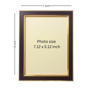 Hitech Sales Rectangular Guru Nanak Printed Photo Frame - Ideal for Pooja Room Décor & Gifting (7 x 9 inches, Brown) Hitech Sales Rectangular Guru Nanak Printed Photo Frame - Ideal for Pooja Room Décor & Gifting (7 x 9 inches, Brown)