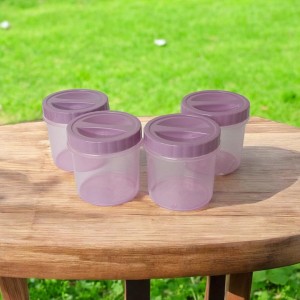 Airtight Plastic Container with Lid 250 ml (Set of 4) Plain | Multipurpose Storage & Grocery Containers. (Pink) Airtight Plastic Container with Lid 250 ml (Set of 4) Plain | Multipurpose Storage & Grocery Containers. (Pink)