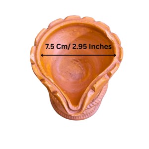 Handmade Terracotta Diya with Stand – Traditional Clay Oil Lamp for Festivals, Pooja & Home Decor Handmade Terracotta Diya with Stand – Traditional Clay Oil Lamp for Festivals, Pooja & Home Decor
