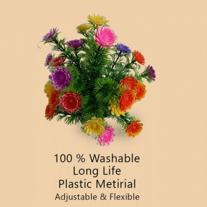 Hitech Artificial Flower Pot Multi Colour Tableware Home Decor Living Room Shop Office Bed Room Washroom & Gift Artificial Plant with Pot Pack of 1 Hitech Artificial Flower Pot Multi Colour Tableware Home Decor Living Room Shop Office Bed Room Washroom & Gift Artificial Plant with Pot Pack of 1