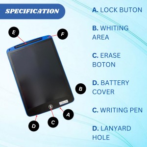 Hitech Sales 12 Inch LCD Writing Tablet Colorful Magic Slate with Stylus Pen Eco-Friendly Digital Drawing and Writing Pad for Kids, Ideal for Drawing, Playing, and Noting Hitech Sales 12 Inch LCD Writing Tablet Colorful Magic Slate with Stylus Pen Eco-Friendly Digital Drawing and Writing Pad for Kids, Ideal for Drawing, Playing, and Noting