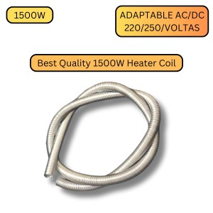 HiTechMart 1500W Heating Element Coil Wire 40.8cm Long Silver Tone (Pack of 1) HiTechMart 1500W Heating Element Coil Wire 40.8cm Long Silver Tone (Pack of 1)