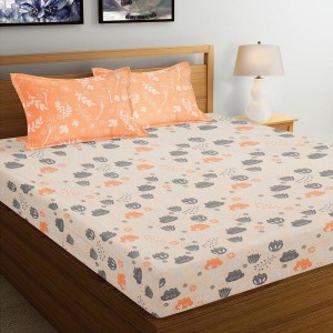 Hitech Sales Orange Cotton Double Bedsheet | Soft, Durable & Fade-Resistant | Ideal for Double Bed | Easy Care & Washable Hitech Sales Orange Cotton Double Bedsheet | Soft, Durable & Fade-Resistant | Ideal for Double Bed | Easy Care & Washable