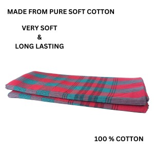 100% Pure Cotton Gamcha for Bath, Face, and Multipurpose Use | Soft, Absorbent, and Lightweight Towel | Ideal for Daily Usage (1)