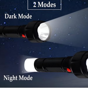 HiTechMart 24 Energy Rechargeable Led Torch with Dual Mode Night Lamp/Torch 8 hrs Flood Lamp Emergency Light (Black) HiTechMart 24 Energy Rechargeable Led Torch with Dual Mode Night Lamp/Torch 8 hrs Flood Lamp Emergency Light (Black)