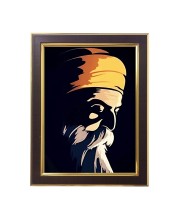 Hitech Sales Rectangular Guru Nanak Printed Photo Frame - Ideal for Pooja Room Décor & Gifting (7 x 9 inches, Brown) Hitech Sales Rectangular Guru Nanak Printed Photo Frame - Ideal for Pooja Room Décor & Gifting (7 x 9 inches, Brown)
