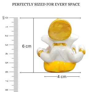HiTechMart Lord Ganesha Mini Idol for Home, Office, Cardashboard – Divine Hindu God Ganpati Murti for Puja, Decor & Gifting – Vastu & Spiritual Blessings HiTechMart Lord Ganesha Mini Idol for Home, Office, Cardashboard – Divine Hindu God Ganpati Murti for Puja, Decor & Gifting – Vastu & Spiritual Blessings