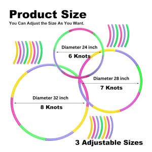 Hitech Sales Hula Hoop Ring for Fitness. Gymnastic & Other Weight Loss Exercises, Detachable & Easy to Assemble, Weight - 200 GMS, Multicolor Hitech Sales Hula Hoop Ring for Fitness. Gymnastic & Other Weight Loss Exercises, Detachable & Easy to Assemble, Weight - 200 GMS, Multicolor