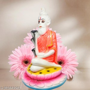 Beautiful Statue Idol Lokenath Baba Murti for Pooja, Room, Home Decoration - 7inch