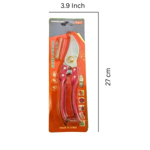 HI TECH Sales HONGQUAN SK5 Multipurpose Flower Cutter for Gardening – Carbon Steel Pruning Shears with Ergonomic Handle Pruners for Plants, Roses, and Branches – Medium Size, Red HI TECH Sales HONGQUAN SK5 Multipurpose Flower Cutter for Gardening – Carbon Steel Pruning Shears with Ergonomic Handle Pruners for Plants, Roses, and Branches – Medium Size, Red