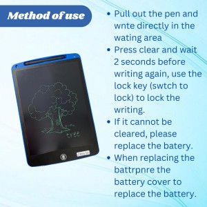 Hitech Sales 12 Inch LCD Writing Tablet Colorful Magic Slate with Stylus Pen Eco-Friendly Digital Drawing and Writing Pad for Kids, Ideal for Drawing, Playing, and Noting Hitech Sales 12 Inch LCD Writing Tablet Colorful Magic Slate with Stylus Pen Eco-Friendly Digital Drawing and Writing Pad for Kids, Ideal for Drawing, Playing, and Noting