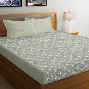 Hitech Sales Green Polycotton Double Bedsheet | Soft, Durable & Fade-Resistant | Ideal for Double Bed | Easy Care & Washable Hitech Sales Green Polycotton Double Bedsheet | Soft, Durable & Fade-Resistant | Ideal for Double Bed | Easy Care & Washable