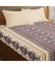 Hitech Sales Brown Geometric Printed Double Bedsheet | Soft, Durable & Fade-Resistant | Ideal for Double Bed | Easy Care & Washable Hitech Sales Brown Geometric Printed Double Bedsheet | Soft, Durable & Fade-Resistant | Ideal for Double Bed | Easy Care & Washable