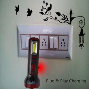 Hitech Rechargeable Torch Light || LV-621 || Powerful 25W Laser + 20W COB || 12 Hours of Continuous Lighting Hitech Rechargeable Torch Light || LV-621 || Powerful 25W Laser + 20W COB || 12 Hours of Continuous Lighting