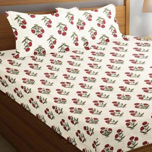Hitech Sales Cotton Double Bedsheet - Pink| Soft, Durable & Fade-Resistant | Ideal for Double Bed | Easy Care & Washable Hitech Sales Cotton Double Bedsheet - Pink| Soft, Durable & Fade-Resistant | Ideal for Double Bed | Easy Care & Washable