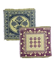 Hitech Sales Pure Cotton Puja Aasan Set Designer Prayer Mats for Puja, Meditation or Sitting on Floor & Multipurpose Use - Size 20 x 20 inch (Multicolor) (2) Hitech Sales Pure Cotton Puja Aasan Set Designer Prayer Mats for Puja, Meditation or Sitting on Floor & Multipurpose Use - Size 20 x 20 inch (Multicolor) (2)