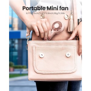 Mini Hand Fan – Portable USB Rechargeable Personal Fan, 3 Speeds, Quiet Operation, Handheld or Desk Use, Ideal for Travel, Office, Outdoor, and Summer Activities (Pink) Mini Hand Fan – Portable USB Rechargeable Personal Fan, 3 Speeds, Quiet Operation, Handheld or Desk Use, Ideal for Travel, Office, Outdoor, and Summer Activities (Pink)