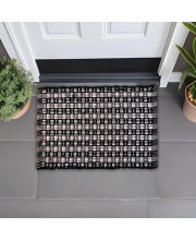 Hitech Rugs Microfiber Door Mat | Indoor & Outdoor Easy Clean Mats for Living Room, Bathroom, Kitchen, Entrance | Pack of 1, Round Shape, Red Hitech Rugs Microfiber Door Mat | Indoor & Outdoor Easy Clean Mats for Living Room, Bathroom, Kitchen, Entrance | Pack of 1, Round Shape, Red