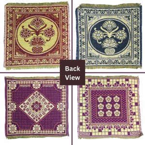 Hitech Sales Pure Cotton Puja Aasan Set Designer Prayer Mats for Puja, Meditation or Sitting on Floor & Multipurpose Use - Size 20 x 20 inch (Multicolor) (2) Hitech Sales Pure Cotton Puja Aasan Set Designer Prayer Mats for Puja, Meditation or Sitting on Floor & Multipurpose Use - Size 20 x 20 inch (Multicolor) (2)