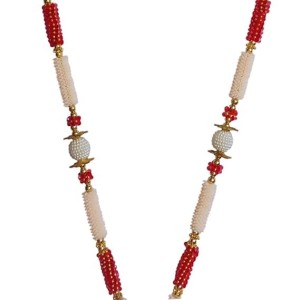Hitech Sales Artificial Pearl and Bead Decorative Garland Mala for Pooja, Mandir, Home Decor, and Festivals | Multicolor Design with Pendant Hanging Hitech Sales Artificial Pearl and Bead Decorative Garland Mala for Pooja, Mandir, Home Decor, and Festivals | Multicolor Design with Pendant Hanging