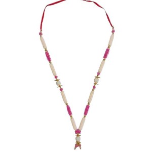 Hitech Sales Artificial Pearl and Bead Decorative Garland Mala for Pooja, Mandir, Home Decor, and Festivals | Multicolor Design with Pendant Hanging