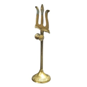 HiTechMart Handcrafted Brass Trishul Stand – Divine Hindu Trident for Puja, Home Temple & Spiritual Décor – Durable & Auspicious Religious Symbol for Lord Shiva Worship HiTechMart Handcrafted Brass Trishul Stand – Divine Hindu Trident for Puja, Home Temple & Spiritual Décor – Durable & Auspicious Religious Symbol for Lord Shiva Worship