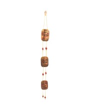 Handcrafted Terracotta Hindu Deity Hanging with Ganesha Design | Decorative Wall Hanging for Home, Entrance & Temple Decor | Traditional Door Hanging | Copper Finish Ornament Handcrafted Terracotta Hindu Deity Hanging with Ganesha Design | Decorative Wall Hanging for Home, Entrance & Temple Decor | Traditional Door Hanging | Copper Finish Ornament