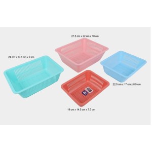 Hitech Multi-Colored Storage Basket Set - Pack of 4 Hitech Multi-Colored Storage Basket Set - Pack of 4