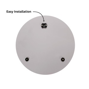 Sleek Round Bathroom/Basin Mirror | Wall Mounted Mirror for Home, Bedroom and Bathroom Reflective Surface | Ideal for Modern Bathrooms (12X16) Sleek Round Bathroom/Basin Mirror | Wall Mounted Mirror for Home, Bedroom and Bathroom Reflective Surface | Ideal for Modern Bathrooms (12X16)