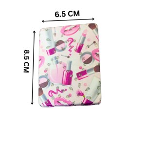Makeup Mirror, Vanity Mirror for Cosmetic Application,Pocket Mirror, Small Travel Mirror with Magnification, Portable Double-Sided Magnifying Cosmetic Mirror for Daily (White) Makeup Mirror, Vanity Mirror for Cosmetic Application,Pocket Mirror, Small Travel Mirror with Magnification, Portable Double-Sided Magnifying Cosmetic Mirror for Daily (White)