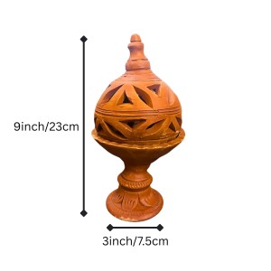 Clay Terracotta Diya for Puja & Diwali | Handmade Earthen Oil Lamp for Home Temple, Festival & Spiritual Décor (23inch/7.5cm) Clay Terracotta Diya for Puja & Diwali | Handmade Earthen Oil Lamp for Home Temple, Festival & Spiritual Décor (23inch/7.5cm)