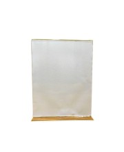 Acrylic Display Stand for Tabletop – Clear Vertical Menu & Sign Holder, Double-Sided Display for Restaurants, Shops, Offices, Events & Photo Frame Use (1 Pc)