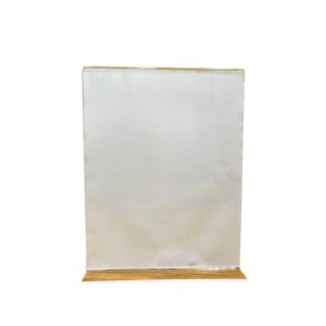 Acrylic Display Stand for Tabletop – Clear Vertical Menu & Sign Holder, Double-Sided Display for Restaurants, Shops, Offices, Events & Photo Frame Use (1 Pc) Acrylic Display Stand for Tabletop – Clear Vertical Menu & Sign Holder, Double-Sided Display for Restaurants, Shops, Offices, Events & Photo Frame Use (1 Pc)