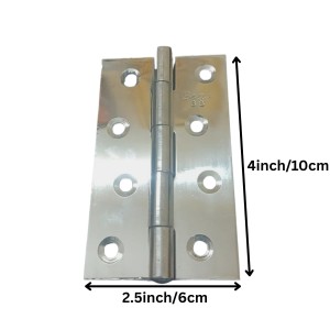 Stainless Steel Door Hinges – Heavy Duty Butt Hinges for Doors, Cabinets & Furniture | Rust-Resistant Smooth Movement | Pack of 4 (4x2.5 inch) (Medium) Stainless Steel Door Hinges – Heavy Duty Butt Hinges for Doors, Cabinets & Furniture | Rust-Resistant Smooth Movement | Pack of 4 (4x2.5 inch) (Medium)