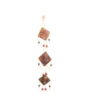 Hindu Wall Hanging Decorative Showpiece with Om & Ganesha | Spiritual Door Hanging for Home Temple, Pooja Room & Living Room Décor (Triangular) Hindu Wall Hanging Decorative Showpiece with Om & Ganesha | Spiritual Door Hanging for Home Temple, Pooja Room & Living Room Décor (Triangular)