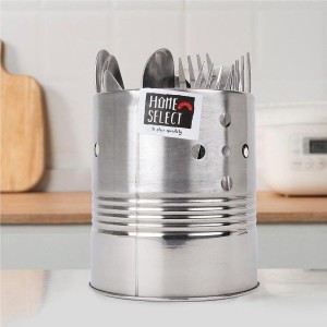Hitech Sales Stainless Steel Utensil Stand – Durable Steel Holder for Kitchen Tools & Cutlery Hitech Sales Stainless Steel Utensil Stand – Durable Steel Holder for Kitchen Tools & Cutlery