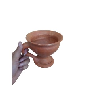 Handcrafted Clay Dhunuchi for Puja – Traditional Terracotta Incense Holder for Religious Rituals & Ceremonies Handcrafted Clay Dhunuchi for Puja – Traditional Terracotta Incense Holder for Religious Rituals & Ceremonies