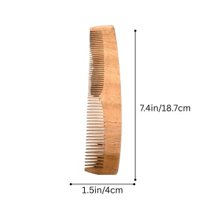 Wooden Neem Comb for Hair | Natural Anti-Static Wooden Hair Comb | Wide & Fine Teeth | Reduces Hair Fall & Dandruff | Unisex (combo of 2) Wooden Neem Comb for Hair | Natural Anti-Static Wooden Hair Comb | Wide & Fine Teeth | Reduces Hair Fall & Dandruff | Unisex (combo of 2)