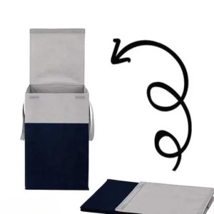 Foldable Laundry Basket with Lid & Handles – Collapsible Storage Hamper for Clothes, Toys & Dirty Laundry – Durable Fabric Organizer Bag for Home, Bedroom & Bathroom Use Foldable Laundry Basket with Lid & Handles – Collapsible Storage Hamper for Clothes, Toys & Dirty Laundry – Durable Fabric Organizer Bag for Home, Bedroom & Bathroom Use